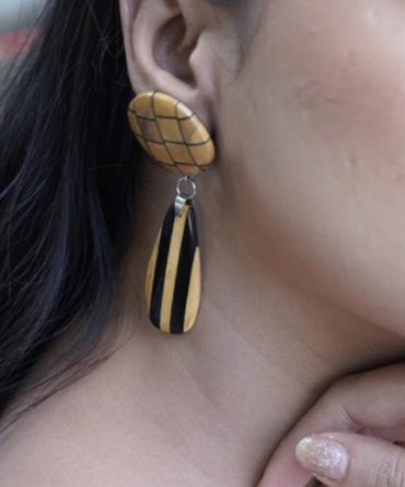 Aadhya Wooden Earrings