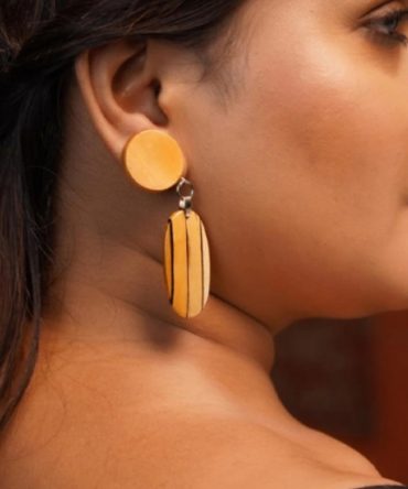 Advika Wooden Earrings