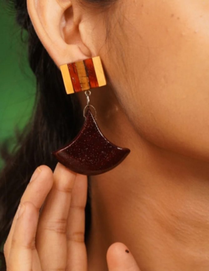 Akalpa Wooden Earrings