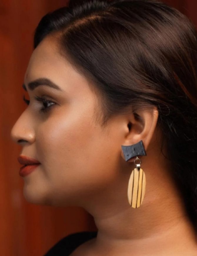 Amaya Wooden Earrings