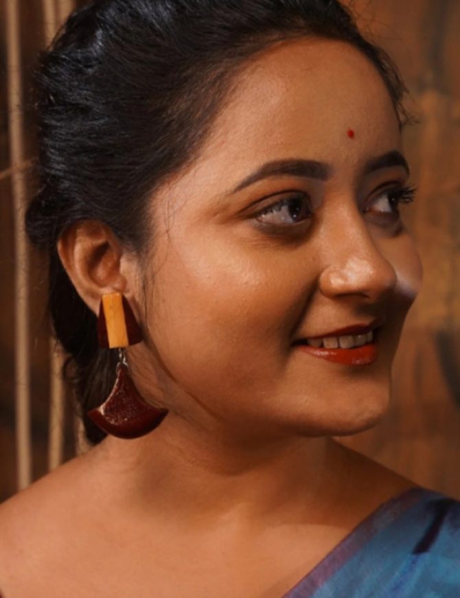 Amrita Wooden Earrings