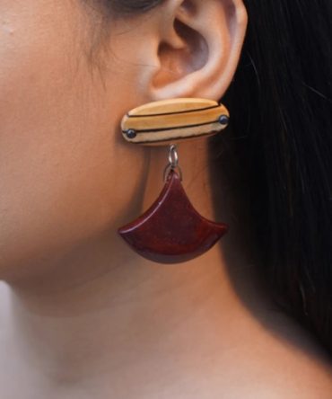 Ananya Wooden Earrings