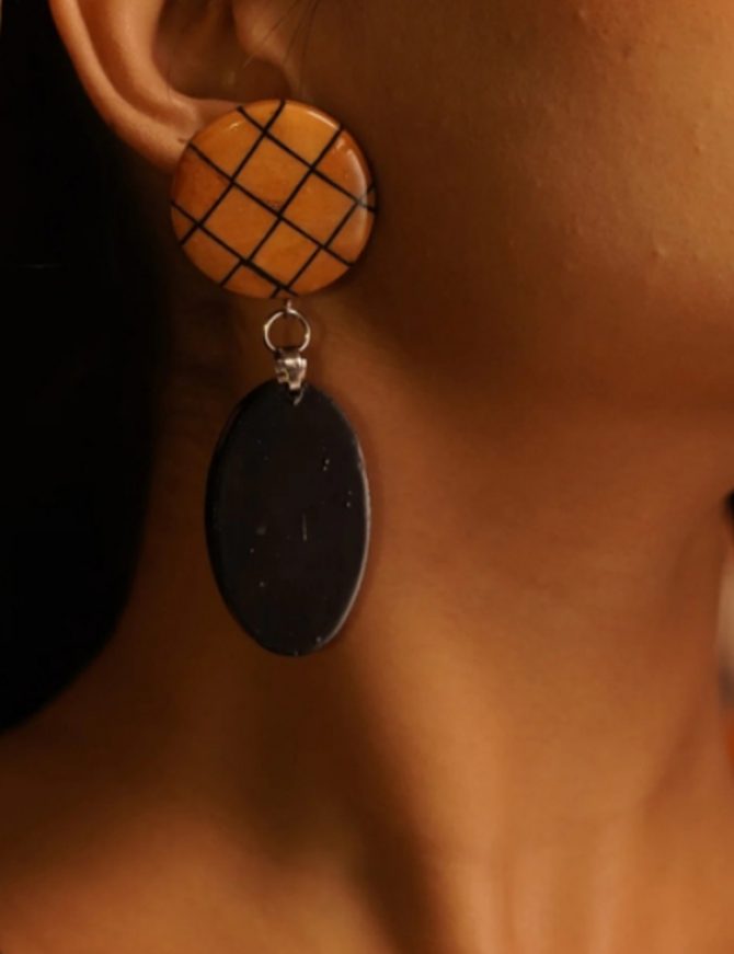 Aparajita Wooden Earrings