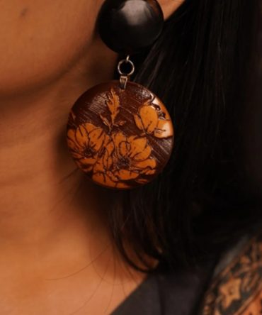 Arjuni Wooden Earrings