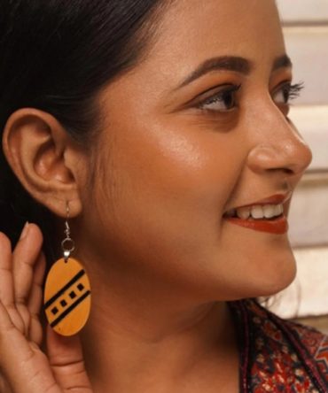 Bhavna Wooden Earrings