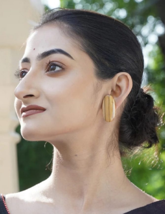 Bhoomi Wooden Earrings