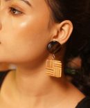 Bhuvana Wooden Earrings