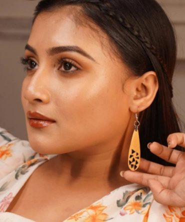 Darika Wooden Earrings