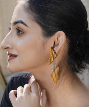 Dharani Wooden Earrings