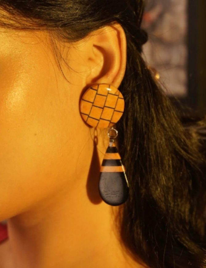 Gargi Wooden Earrings