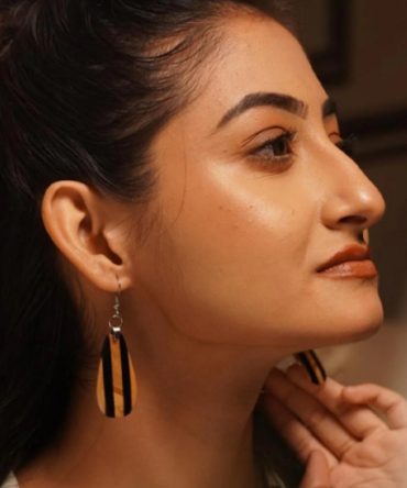 Girija Wooden Earrings