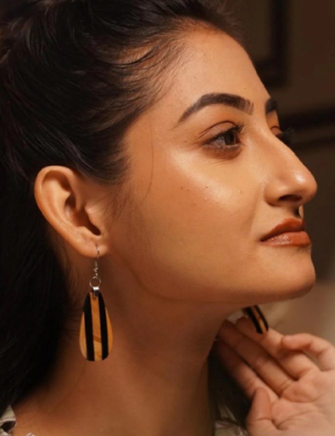 Girija Wooden Earrings