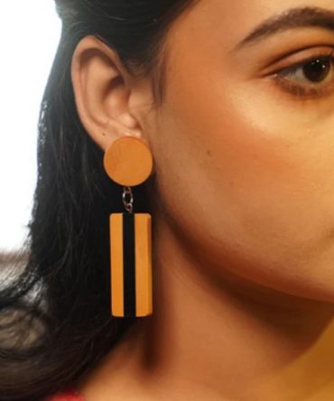 Harini Wooden Earrings