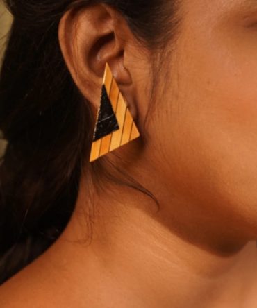 Ishika Wooden Earrings