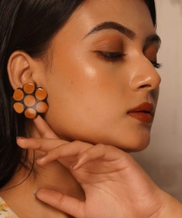 Kadamba Wooden Earrings