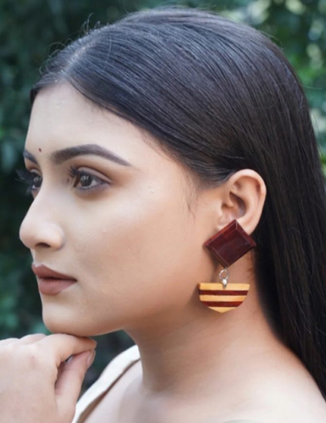 Kala Wooden Earrings