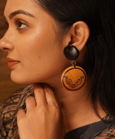 Kalika Wooden Earrings