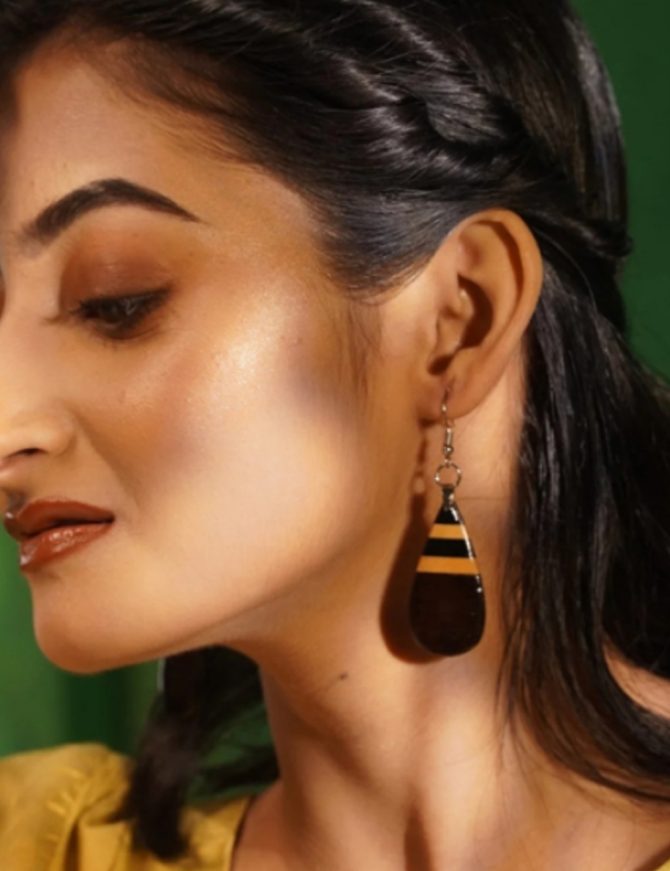 Karanja Wooden Earrings