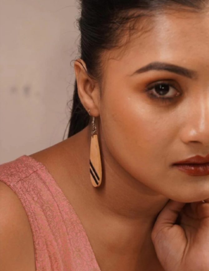 Kasturi Wooden Earrings