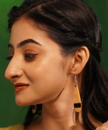 Kumkuma Wooden Earrings