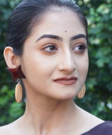 Lata Wooden Earrings