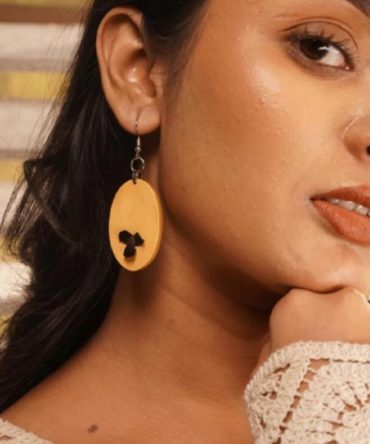 Latika Wooden Earrings