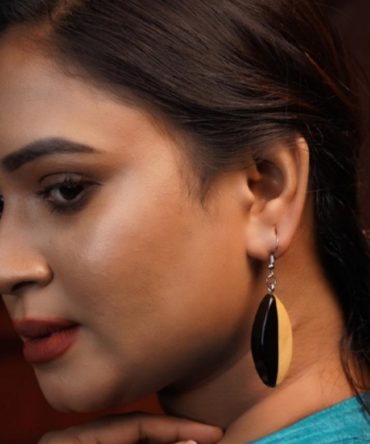 Lavanya Wooden Earrings