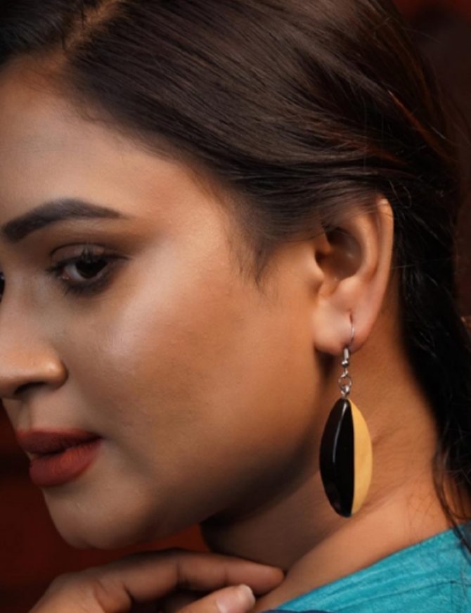 Lavanya Wooden Earrings