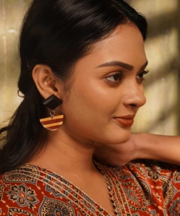 Mahi Wooden Earrings