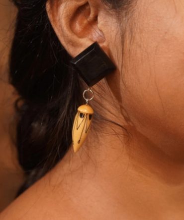 Malini Wooden Earrings