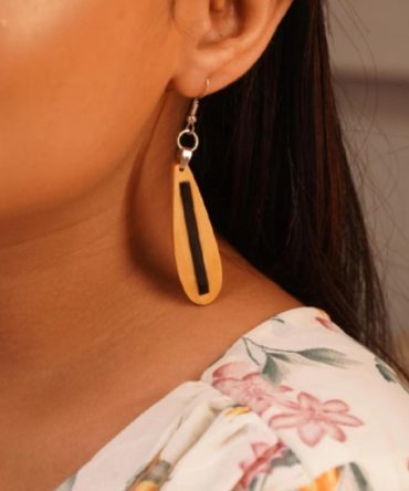 Manasa Wooden Earrings