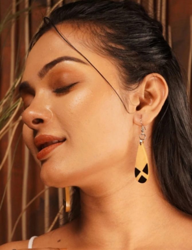 Mandara Wooden Earrings
