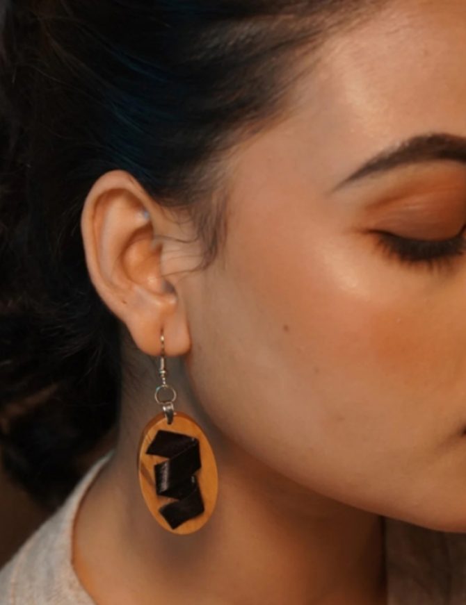 Nalika Wooden Earrings
