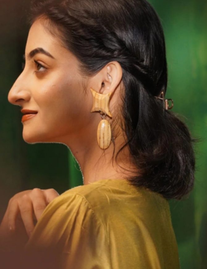 Nandini Wooden Earrings