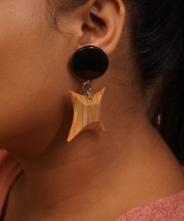 Pankhuri Wooden Earrings