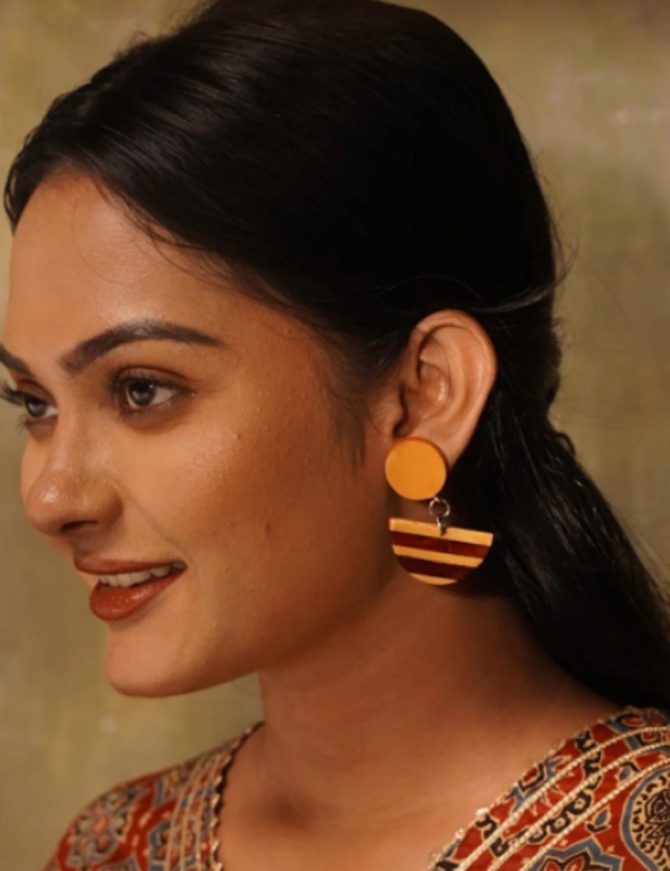 Raga Wooden Earrings