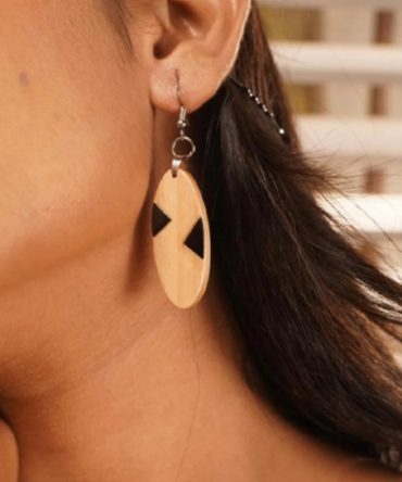 Roshini Wooden Earrings