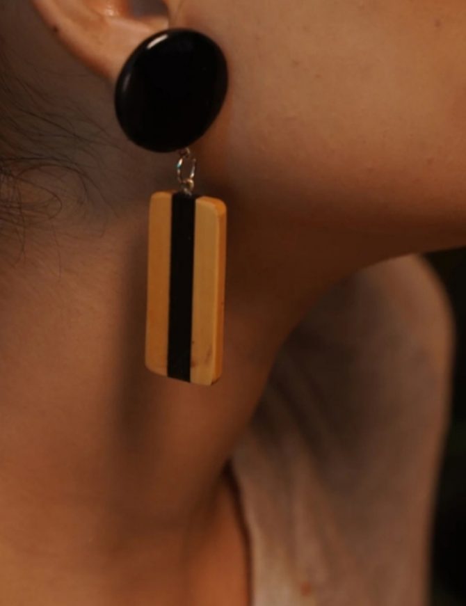 Salmali Wooden Earrings