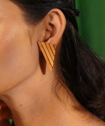 Sara Wooden Earrings