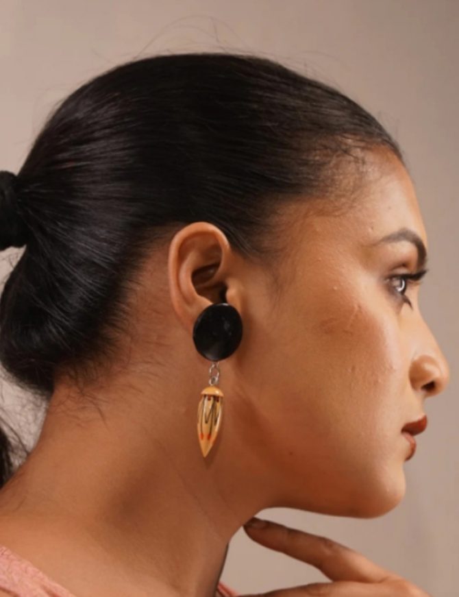 Saras Wooden Earrings