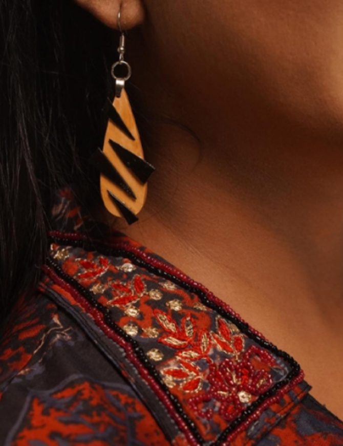 Taisha Wooden Earrings