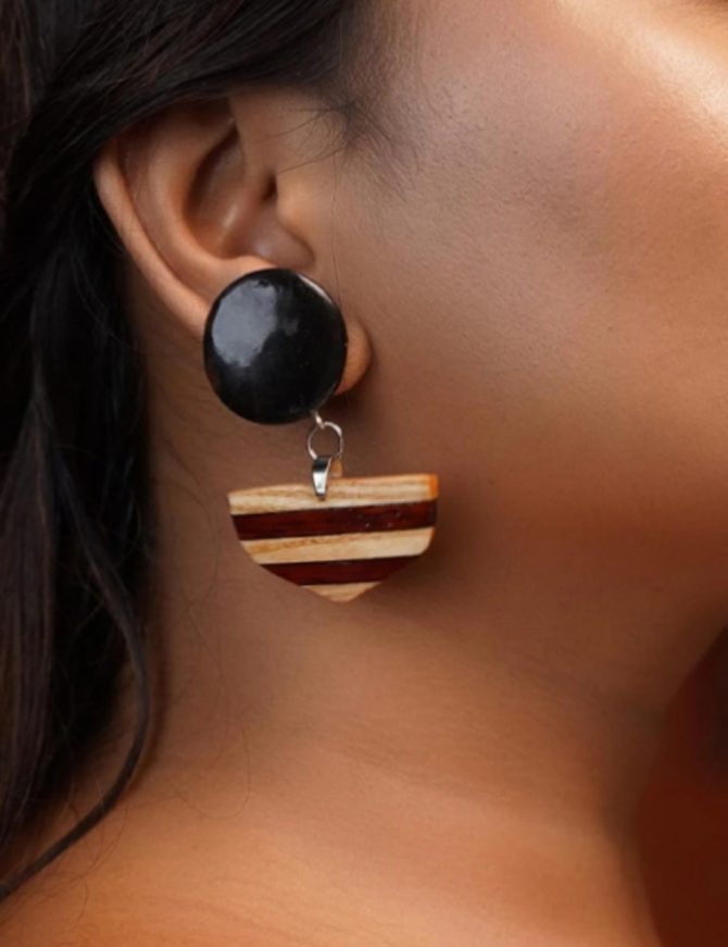 Tarangini Wooden Earrings