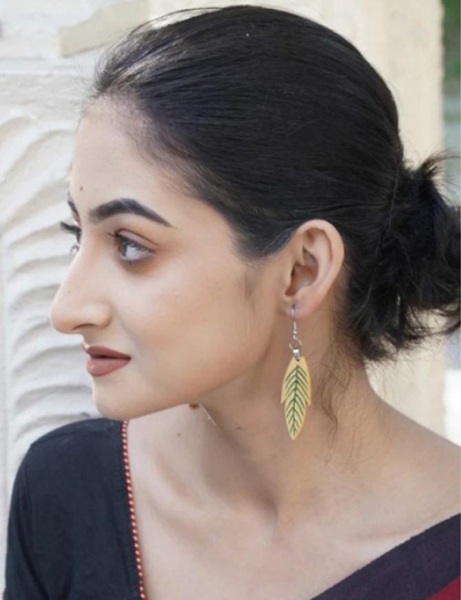 Taruni Wooden Earrings