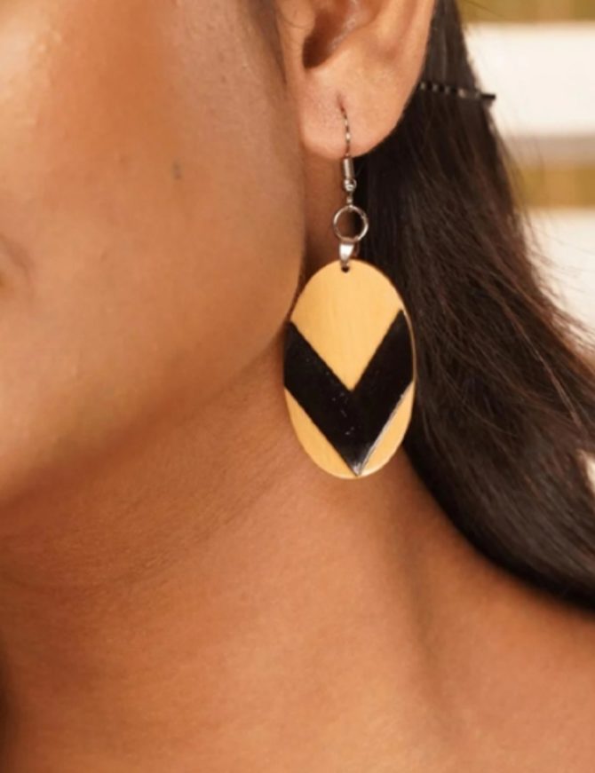 Urmi Wooden Earrings
