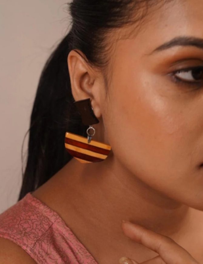 Vani Wooden Earrings