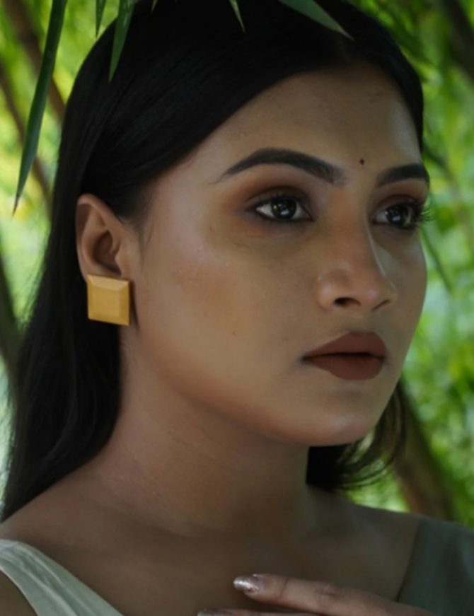 Vanita Wooden Earrings