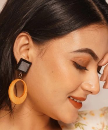 Vritika Wooden Earrings