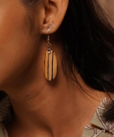 Yamini Wooden Earrings