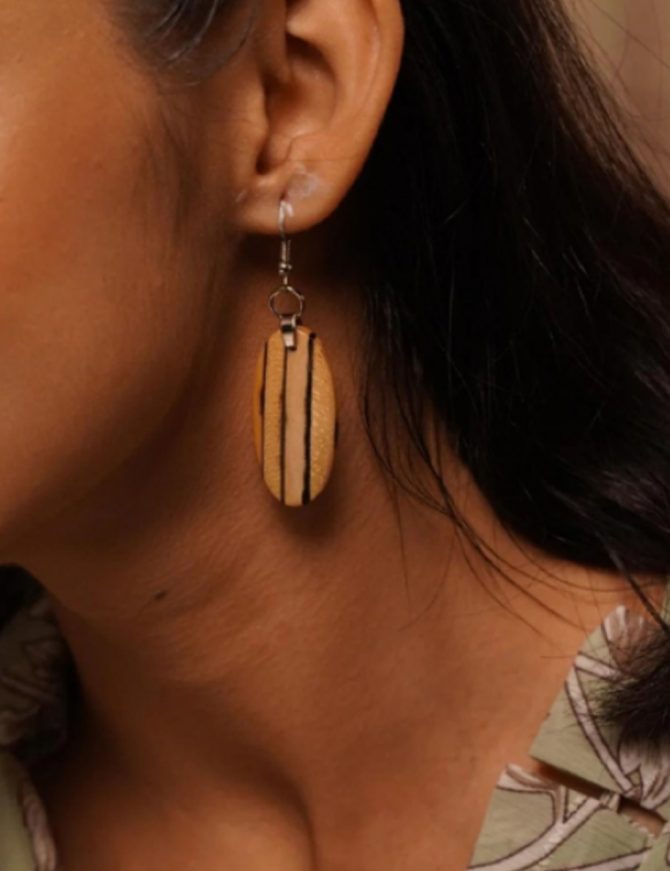 Yamini Wooden Earrings